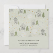 Neue Zuhause Foto Pine Tree House Ankündigung (Rückseite)