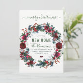 Neue Zuhause Fröhliche Weihnachtsfeiertage bewegen Ankündigung (Stehend Vorderseite)