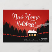 Neue Zuhause für das Ferienhaus im Wald Einladung (Vorderseite)