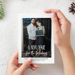 Neue Zuhause für das Foto Holidays Weihnachten Postkarte