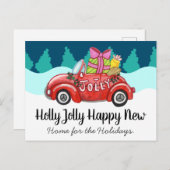 Neue Zuhause für den Niedlichen Urlaub Postkarte (Vorne/Hinten)