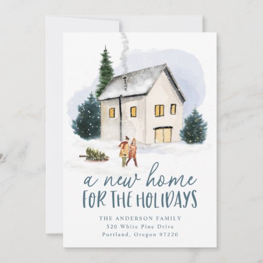 Neue Zuhause für die Feiertage Ankündigung (Vorderseite)