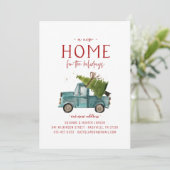 Neue Zuhause für die Feiertage-Ankündigung Ankündigung (Stehend Vorderseite)