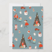 Neue Zuhause für die Feiertage-Ankündigung Ankündigung (Rückseite)