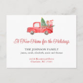 Neue Zuhause für die Feiertage-Ankündigung Postkarte (Vorderseite)