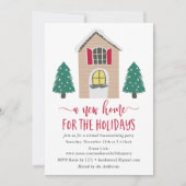 Neue Zuhause für die virtuelle Housewarming-Zeit Einladung (Vorderseite)