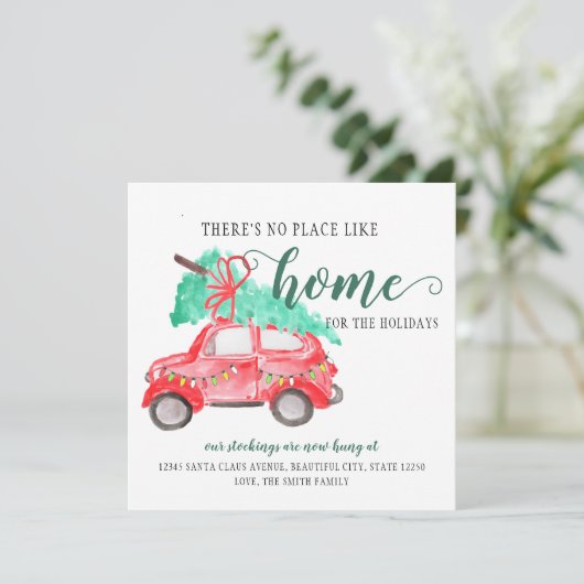 Neue Zuhause für die Weihnachtsbaumtage Ankündigung (Stehend Vorderseite)