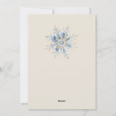 Neue Zuhause für die Weihnachtsfeiertage Feiertagskarte (Rückseite)