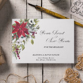 Neue Zuhause für die Weihnachtsfeiertage Postkarte