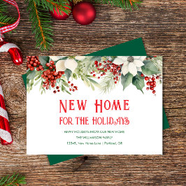 Neue Zuhause für die Zuhause-Ankündigung "Holidays Feiertagskarte