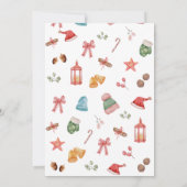 Neue Zuhause für Ferien, Winter Truck Open House Einladung (Rückseite)