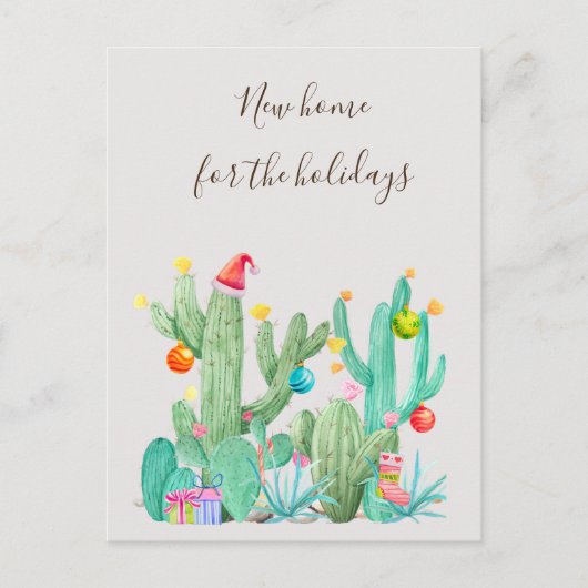 Neue Zuhause für Ferienkaktus im Südwesten Postkarte (Vorderseite)