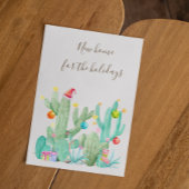 Neue Zuhause für Ferienkaktus im Südwesten Postkarte