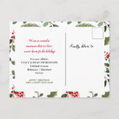 Neue Zuhause für Holidays Nutcracker Ankündigungspostkarte (Rückseite)