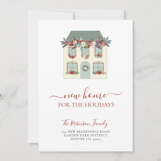 Neue Zuhause für Weihnachten in Bewegung Ankündigung (Vorderseite)