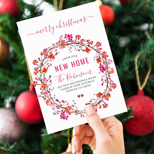 Neue Zuhause für Weihnachts-Weihnachtsferien im Um Ankündigung