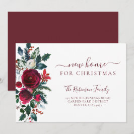 Neue Zuhause für Weihnachtsfeiertage im Umzug Ankündigung