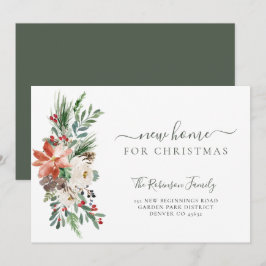 Neue Zuhause für Weihnachtsfeiertage im Umzug Ankündigung