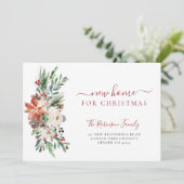 Neue Zuhause für Weihnachtsfeiertage im Umzug Ankündigung (Stehend Vorderseite)