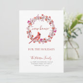 Neue Zuhause für Weihnachtsferien in Bewegung Ankündigung (Stehend Vorderseite)