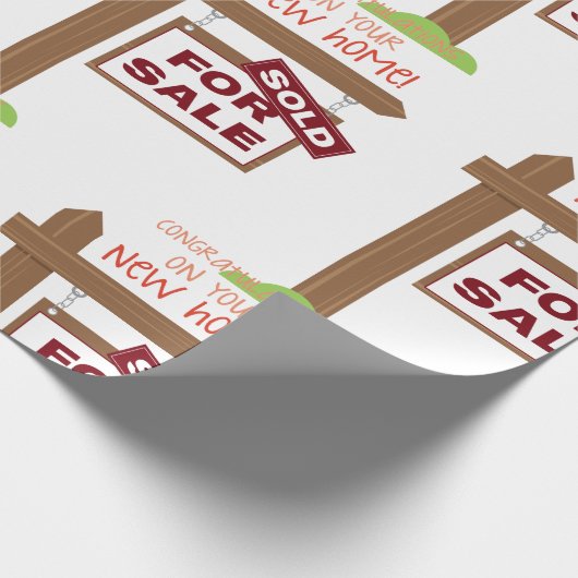 Neue Zuhause Geschenkpapier (Ecke)