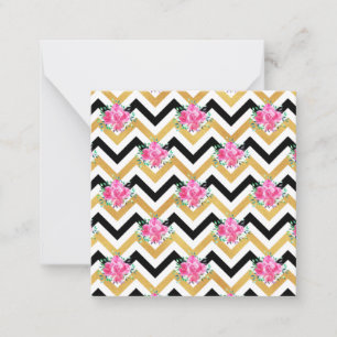 Neue Zuhause Gift Pink Floral Handtücher Mitteilungskarte