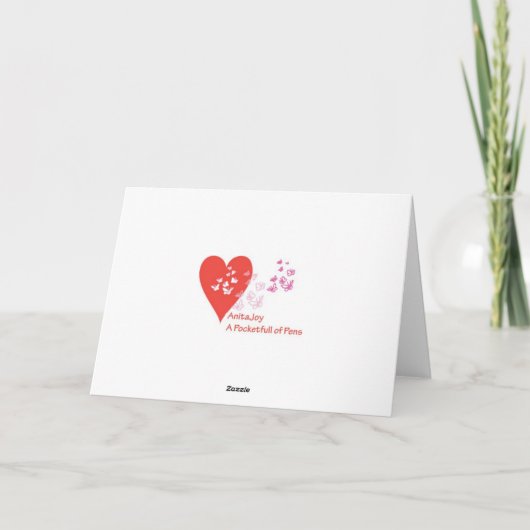 Neue Zuhause-Glückwünsche Karte (Rückseite)