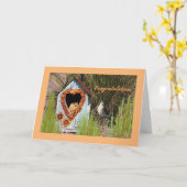 Neue Zuhause Glückwünsche, Spaß Karte (Gelbe Blume)