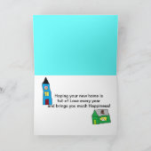Neue Zuhause-Glückwunschs Karte (Innenseite)