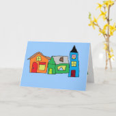 Neue Zuhause-Glückwunschs Karte (Gelbe Blume)