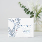 Neue Zuhause Golden Isles of Georgia Karte (Stehend Vorderseite)