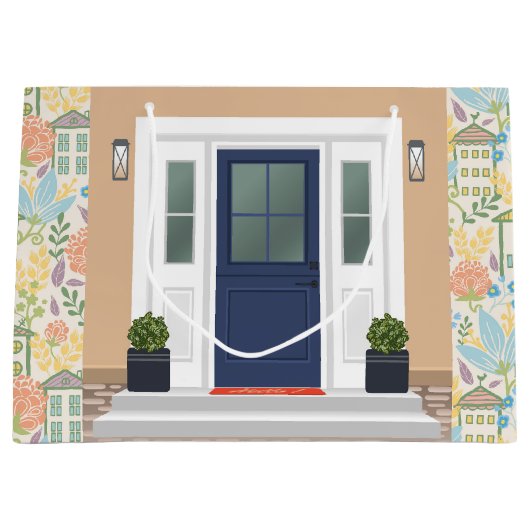 Neue Zuhause Große Geschenktüte (Vorderseite)