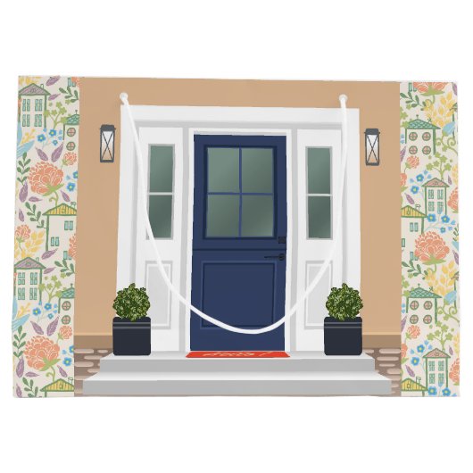 Neue Zuhause Große Geschenktüte (Rückseite)