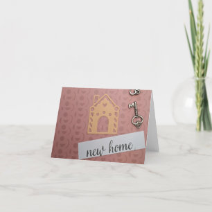 Neue Zuhause Grußkarte Dankeskarte