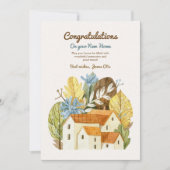 Neue Zuhause-Grußkarte Einladung (Vorderseite)