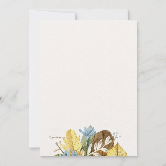 Neue Zuhause-Grußkarte Einladung (Rückseite)