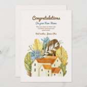 Neue Zuhause-Grußkarte Einladung (Vorne/Hinten)