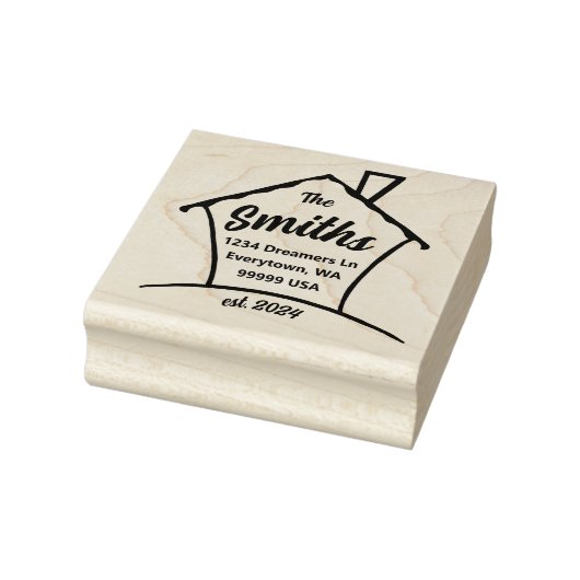 Neue Zuhause Gummistempel (Stempel)