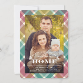 Neue Zuhause-Happiest Holiday Moving Announccard Feiertagskarte