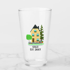 Neue Zuhause / Haushaltswärmung Personalisiert Glas