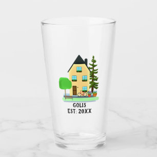 Neue Zuhause / Haushaltswärmung Personalisiert Glas