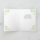 Neue Zuhause Herzlichen Glückwunsch an Christus im Karte (Innenseite)