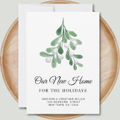 Neue Zuhause Holidays Moving Ankündigung