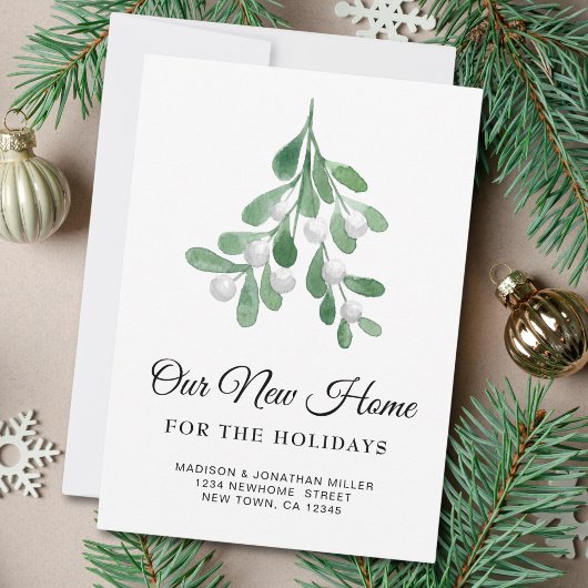 Neue Zuhause Holidays Moving Ankündigung