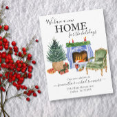 Neue Zuhause Holidays Moving Ankündigung Wasserfar