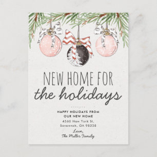 Neue Zuhause Holidays Ornament Moving Ankündigung