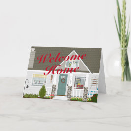 Neue Zuhause House-Erwärmung Dankeskarte