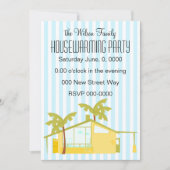 Neue Zuhause in den Palmen Einladung (Vorderseite)