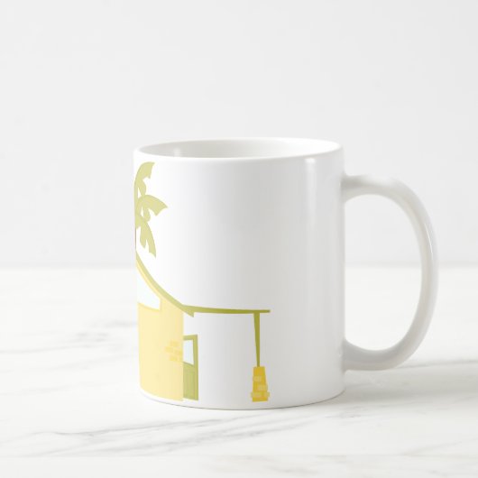 Neue Zuhause in den Palmen Kaffeetasse (Rechts)