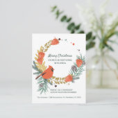 Neue Zuhause in Florida Strawberry Weihnachtsfeier Ankündigung (Stehend Vorderseite)